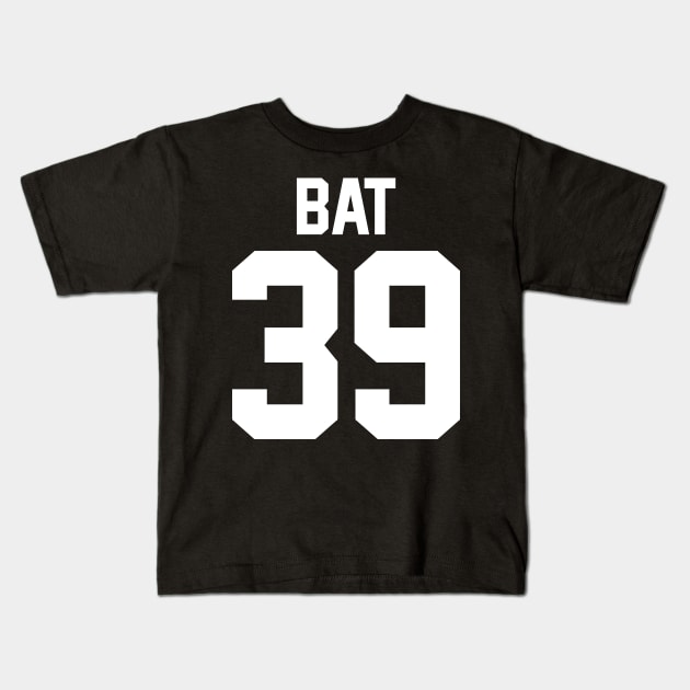 Bat 39 Kids T-Shirt by ZPat Designs